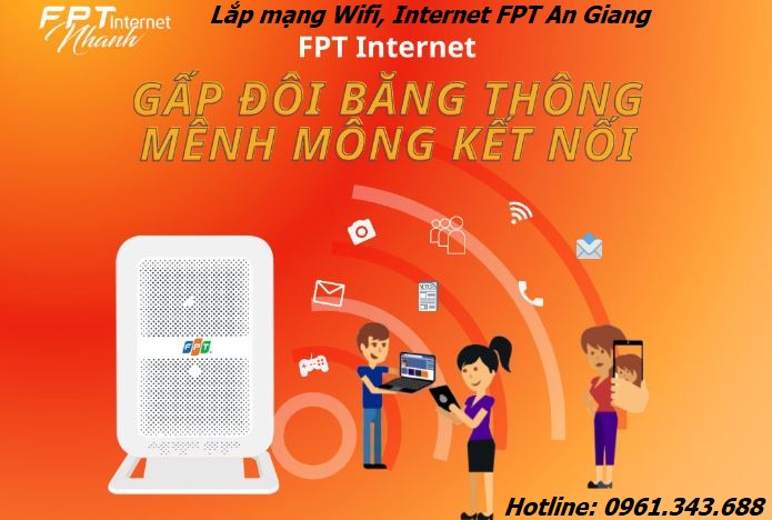 lắp mạng wifi Internet FPT Long An