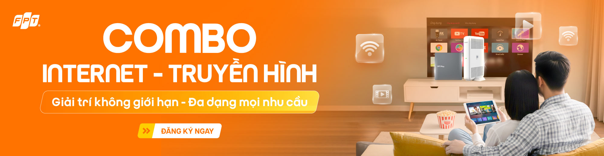 Lắp mạng FPT Bình Dương Ưu đãi tháng 12/2025 _ Chỉ 180k, Tặng Modem 5 Combo Internet truyền hình FPT Play giải trí không giới hạn, đáp ứng mọi nhu cầu