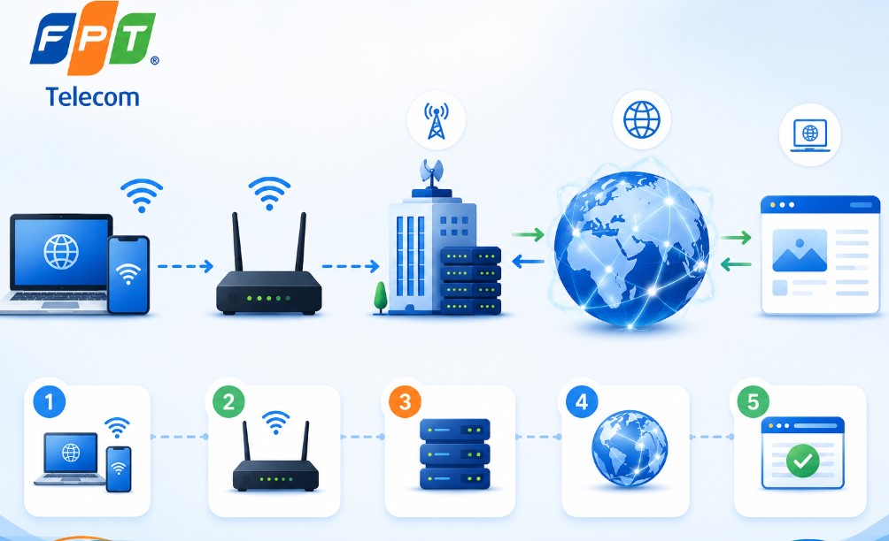 Internet là gì ? Internet Hoạt động như thế nào ? 3 Internet hoạt động như thế nào