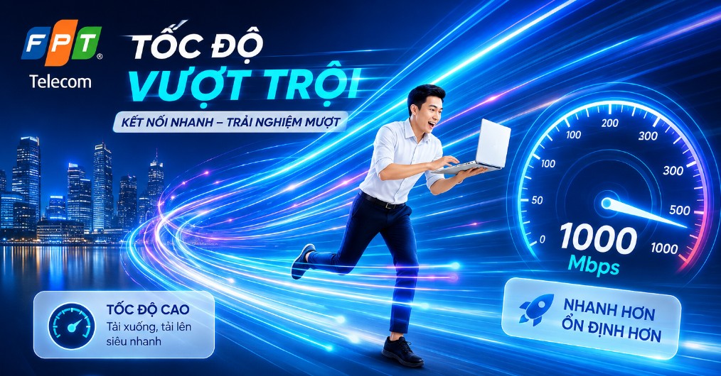 So sánh mạng Viettel Và FPT cái nào tốt hơn, khoẻ hơn 2 Tốc độ truy cập mạng Internet vượt trội