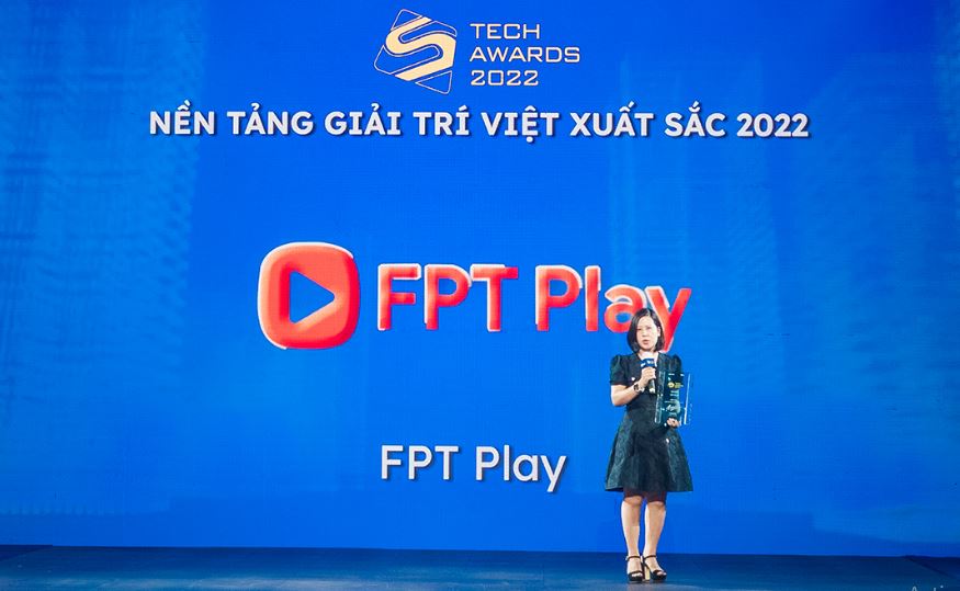 FPT Play đã được vinh danh là ‘Nền tảng giải trí Việt xuất sắc’ tại lễ trao giải Tech Awards 2022