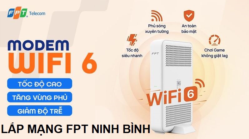 Lắp mạng WiFi FPT Ninh Bình ưu đãi 2025 - Tốc độ cao, Vùng phủ rộng 1 Lắp mạng FPT Ninh Bình