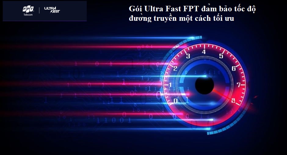 Gói Ultra Fast FPT đảm bảo tốc độ đường truyền một cách tối ưu