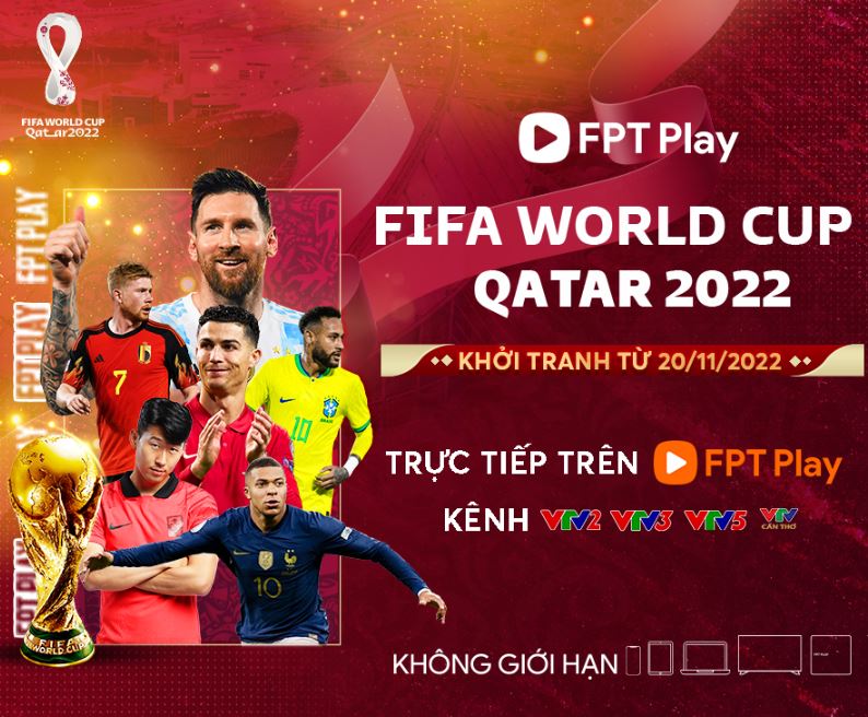 Trực tuyến World Cup 2022 trên truyền hình FPT Play