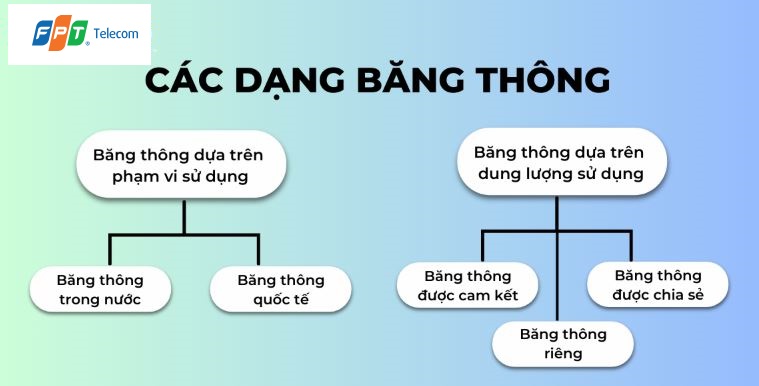 Các dạng băng thông mạng