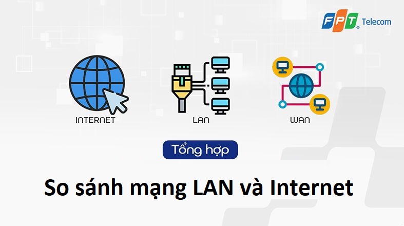 So sánh mạng LAN và Internet khác nhau như thế nào