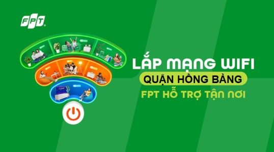 Lắp Wifi FPT Quận Hồng Bàng, Hải Phòng - WiFi 6 tốc độ cao