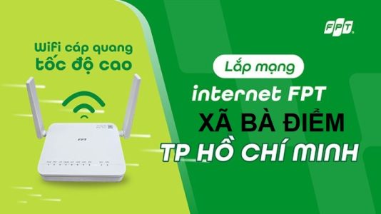 Lắp mạng WiFi FPT xã Bà Điểm