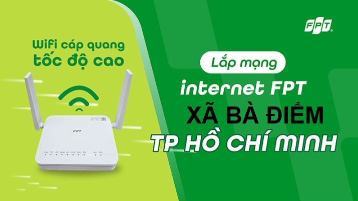Lắp mạng WiFi FPT xã Bà Điểm