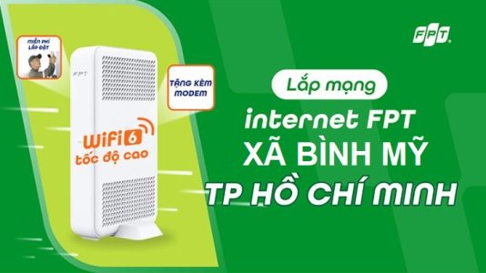 Lắp mạng WiFi FPT xã Bình Mỹ