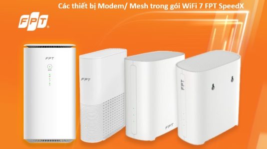 Các thiết bị Modem trong gói WiFi 7 FPT SpeedX