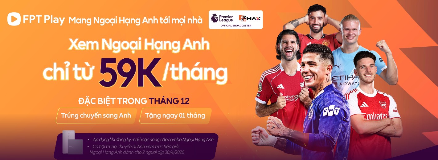 Bảng giá Combo Thể Thao FPT - Internet và truyền hình Ngoại Hoạng Anh 1 Combo Thể Thao FPT giải trí vọn vẹn cùng Internet và truyền hình ngoại hạng anh