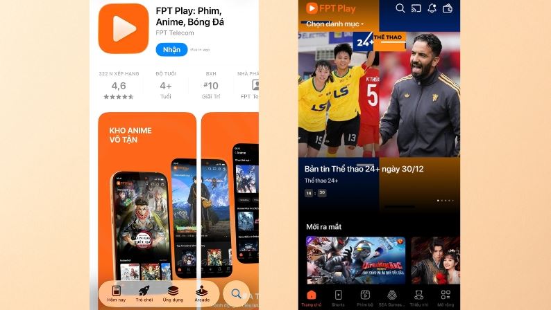 Cách xem Ngoại Hạng Anh trên FPT Play qua Smart TV, Box, điện thoại 2 Tải app FPT Play và thực hiện đăng nhập