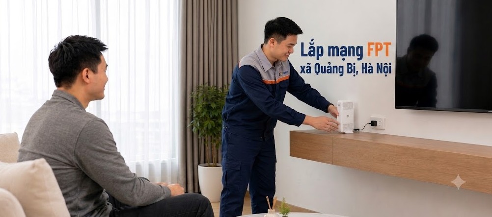Lắp mạng FPT xã Quảng Bị, Hà Nội - Báo giá ưu đãi, kéo cáp nhanh 1 Lắp mạng FPT xã Quảng Bị