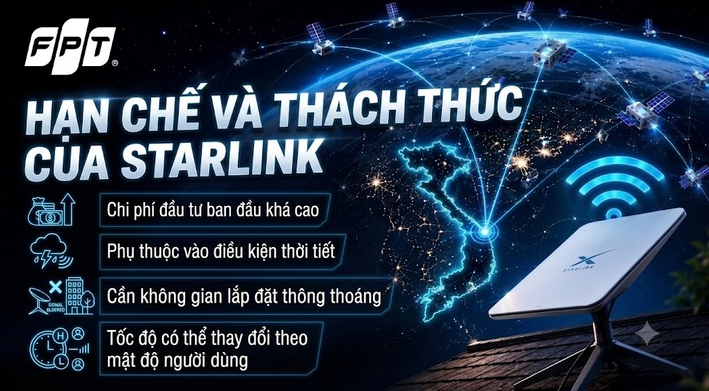 Starlink là gì ? Có nên dùng Starlink ? Ưu điểm, nhược điểm cần biết 4 Nhược điểm của Starlink